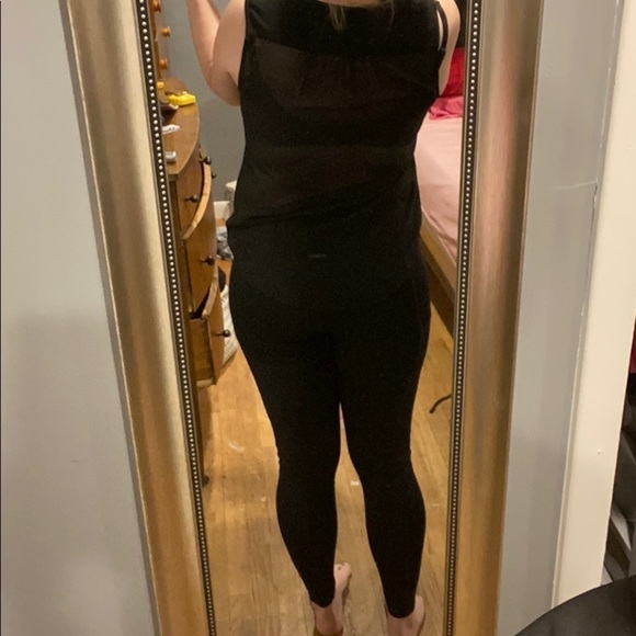 AEO Sheer Sleeveless Button Down Top EUC - Picture 2 of 11